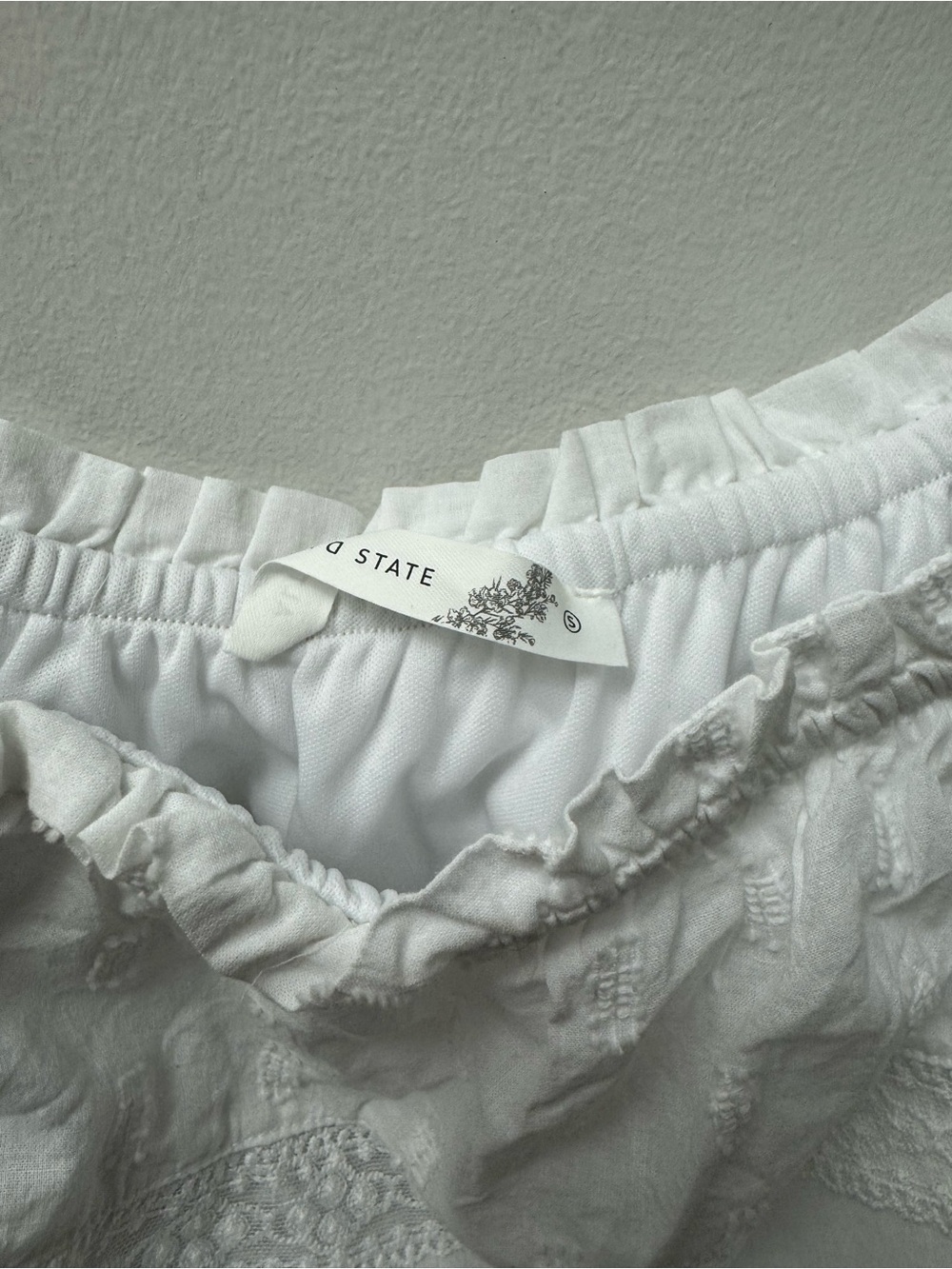 Altar'd State White Strapless Ruffled Romper - Picture 6 of 7